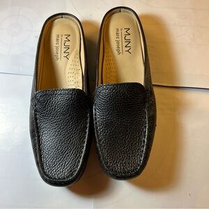 Marc Joseph New York Briarwood Court Black Leather Loafers Womens Size 7.5